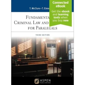 Fundamentals of Criminal Law and Procedure for Paralegals