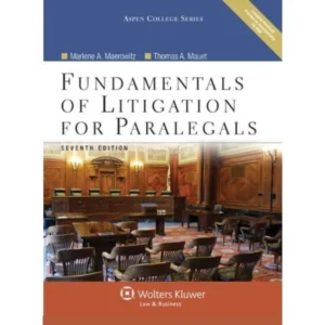 Fundamentals of Litigation for Paralegals