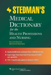 Stedman's Medical Dictionary for the Health Professions and Nursing Textbook Cover