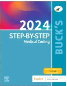 Buck's 2024 Step-By-Step Medical Coding Textbook Cover