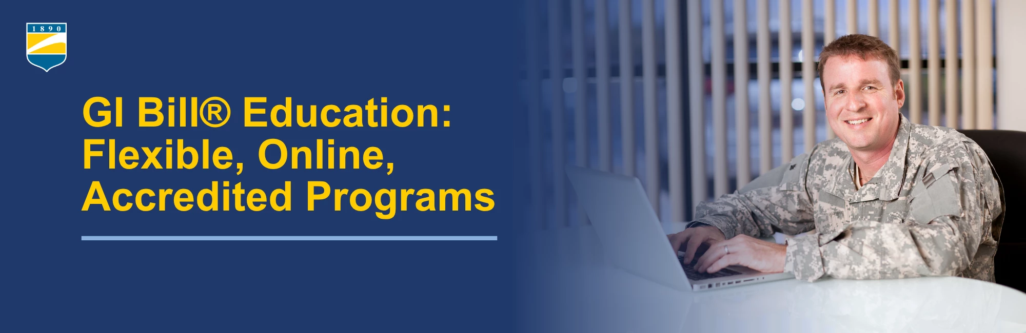 GI Bill® Education: Flexible, Online, Accredited Programs