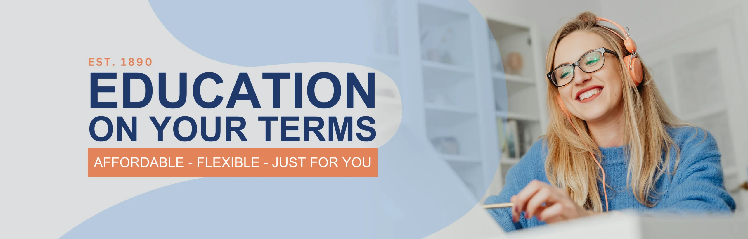 Education on your terms. Affordable, flexible, just for you online career program, affordable online education